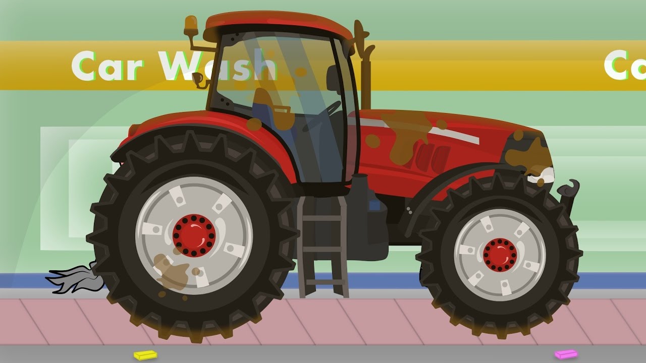 Tractorwash story and Car Wash | Fairy tractors for Kids – Animated ...