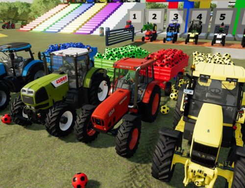 JOHN DEERE vs URSUS vs CLAAS vs LANDINI Tractors Battle for Power – New objects Farming Simulator 22