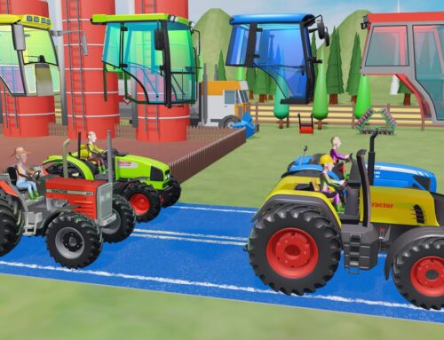 Tractor of Colors, That is Match the Right Cabs to the Tractors and other Vehicles in Fairy Tales