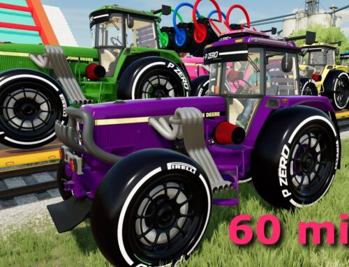 Private Train and Tractor That is Turbo Powerful Tractors and Big Paint Tubs – New Game Objects