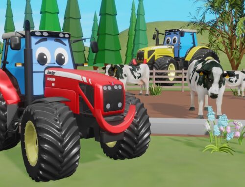 Rufus Tractor & Four heavy Tasks on the Farm – Colorful Animated Farm Full of Agricultural Machines