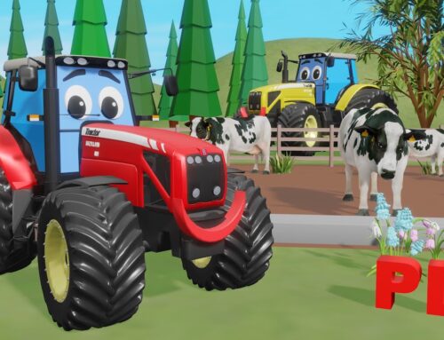 Traktor Rufus i Cztery ciężkie zadania na FARMIE – Kolorowa animowana farma pełna maszyn rolniczych!