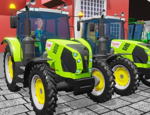 The Green Tractor on Narrow Tires glided across the field, perfectly suited to precision tasks