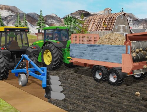 Three Tractors, Three Tasks – A Day of Work on the Farm