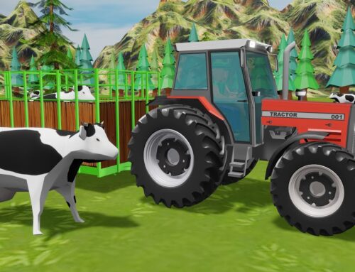 Tractor, Cow, and Out to Pasture – Animated Tractors and Inspired Stories