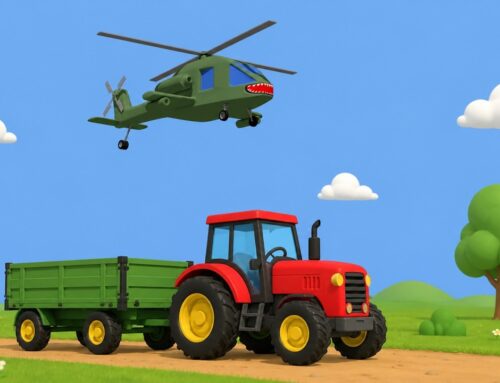 Helicopter and Tank – Build the Broken Bridge! 🚧 Fun Construction Game for Kids – Compilation