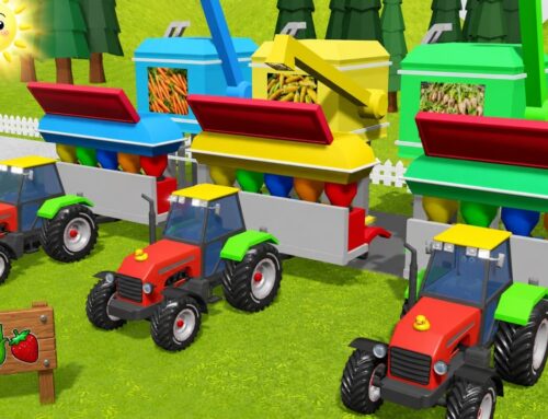 Colorful Tractor for Kids and the Great Corn Sowing – Traktor dla Dzieci i Sianie Kukurydzy