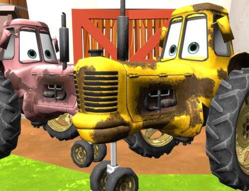 Tractors and Vehicles at McQueen Farm – 50 minutes of Animation Compilation for Children