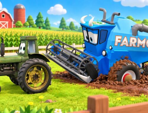 McQueen Tractor to the Rescue! 🚜 FARMCO Stuck in Deep Mud on the Farm