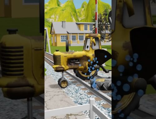 Tractor McQueen in Danger! Helicopter to the Rescue! 🚨