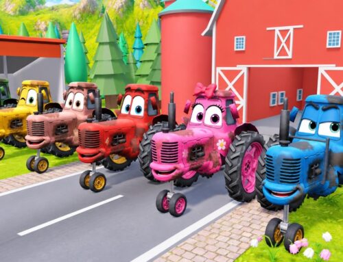 Tractor McQueen X6: Which Tractor First? Farm Work for Kids!